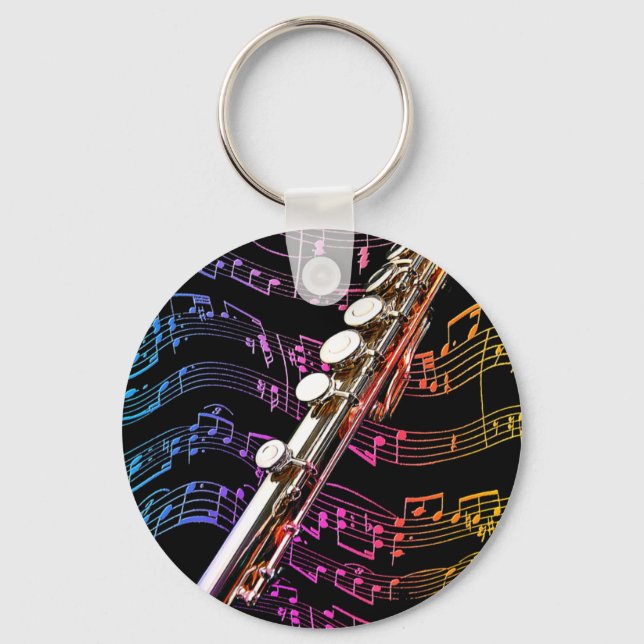 Flute is my Passion_ Key Ring (Front)