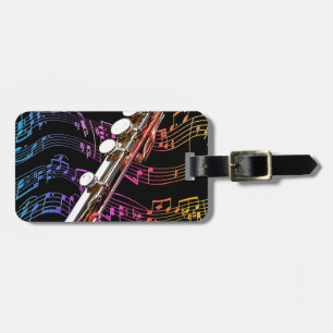 Flute is my Passion_ Luggage Tag