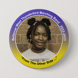 Flute Jade 9 7.5 Cm Round Badge