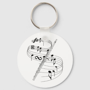 Flute Key Ring
