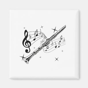 Flute Music Flutist Musical Instrument Gift Magnet