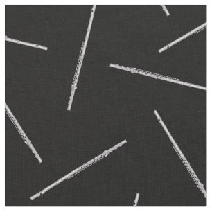 Flute Music Musician Room Decor Fabric