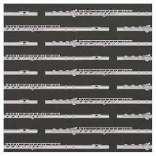 Flute Music Musician Room Decor Fabric