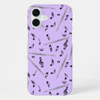 Flute Music Note Pattern
