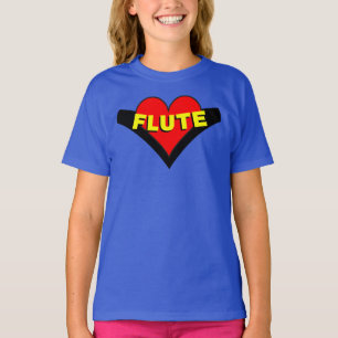 Flute Over Heart T-Shirt