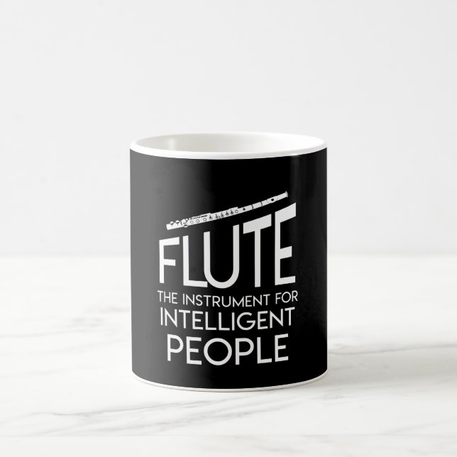 Flute Player Instrument Intelligent People Coffee Mug (Center)