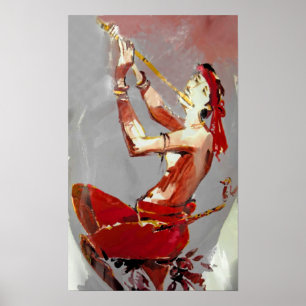 Flute Player / Musician Poster