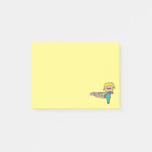 Flute Player Post-it Notes