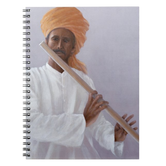 Flute Player Spiral Notebook (Front)
