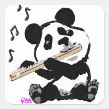 Flute Playing Panda