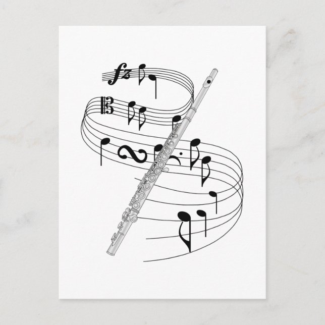 Flute Postcard (Front)