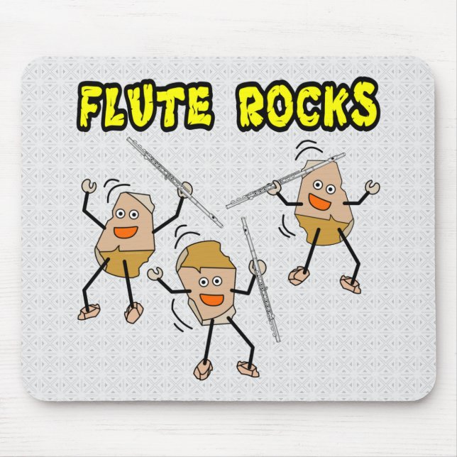 Flute Rocks Mouse Pad (Front)
