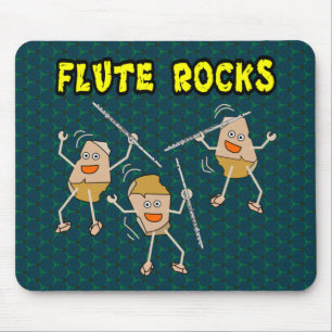 Flute Rocks Mouse Pad