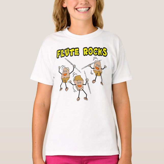 Flute Rocks T-Shirt (Front)