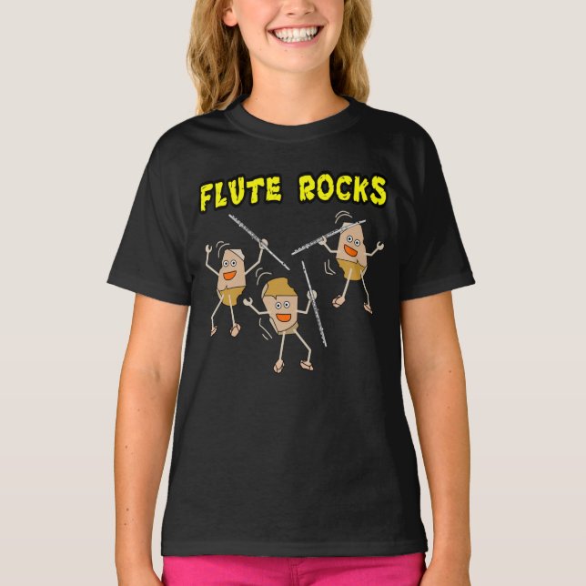 Flute Rocks T-Shirt (Front)