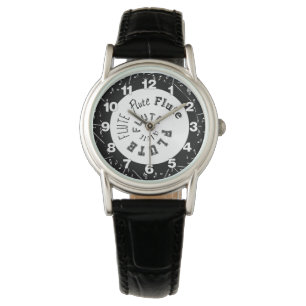 Flute Spiral Text Watch