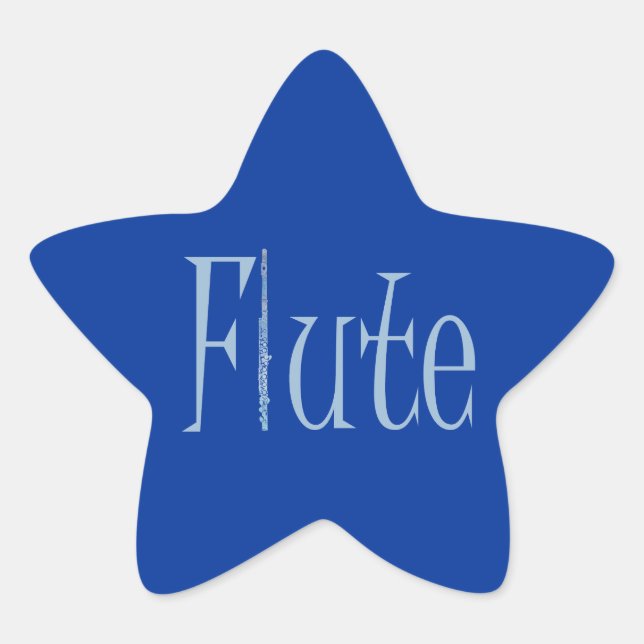Flute Star Sticker (Front)