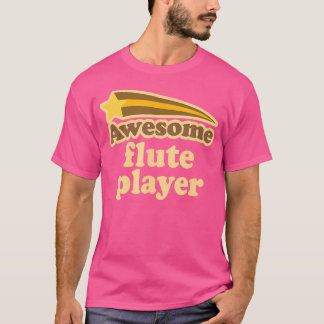 Flute Vintage Music Marching Band Gift Tee
