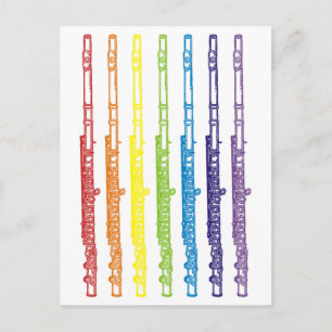 Flutes Postcard
