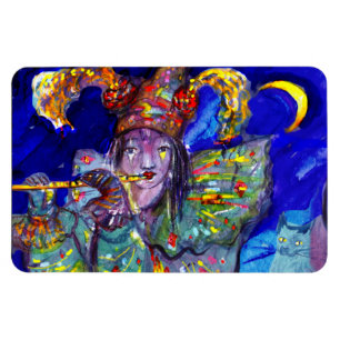 FLUTIST IN BLUE MAGNET