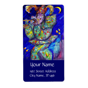 FLUTIST IN BLUE / Venetian Carnival Night