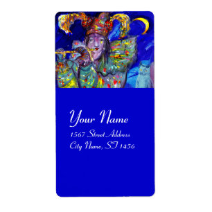 FLUTIST IN BLUE / Venetian Carnival Night