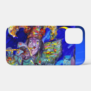 FLUTIST IN BLUE / Venetian Carnival Night iPhone 12 Mini Case