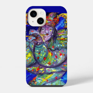 FLUTIST IN BLUE / Venetian Carnival Night iPhone 14 Case
