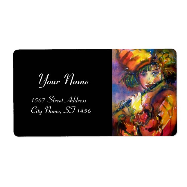 FLUTIST PORTRAIT / Venetian Masquerade (Front)