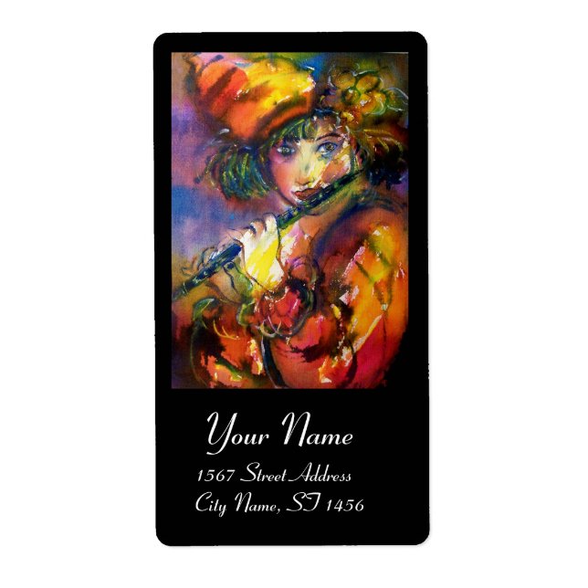 FLUTIST PORTRAIT / Venetian Masquerade (Front)