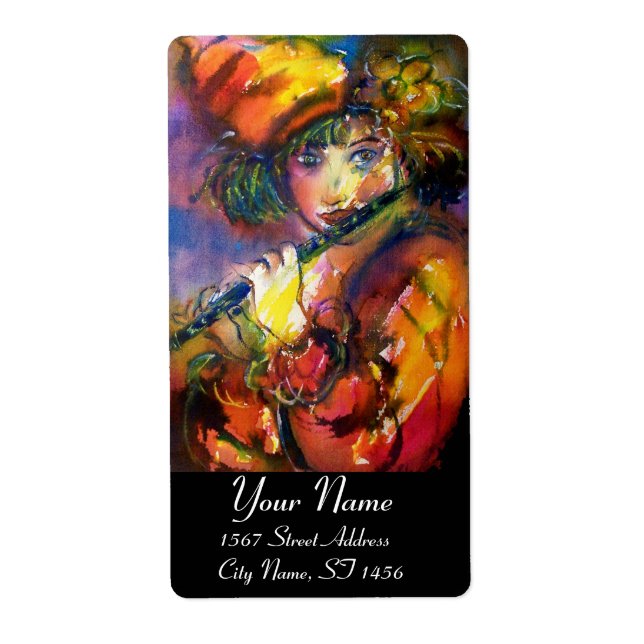 FLUTIST PORTRAIT / Venetian Masquerade (Front)