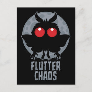 Flutter Chaos Mothman Cryptic Legend Postcard