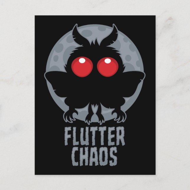 Flutter Chaos Mothman Cryptic Legend Postcard (Front)