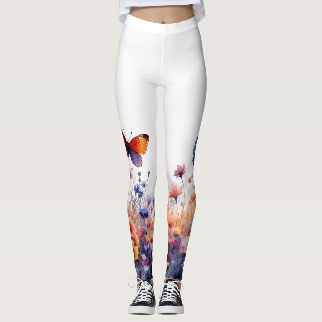 Flutter Fields” Leggings  (Front)