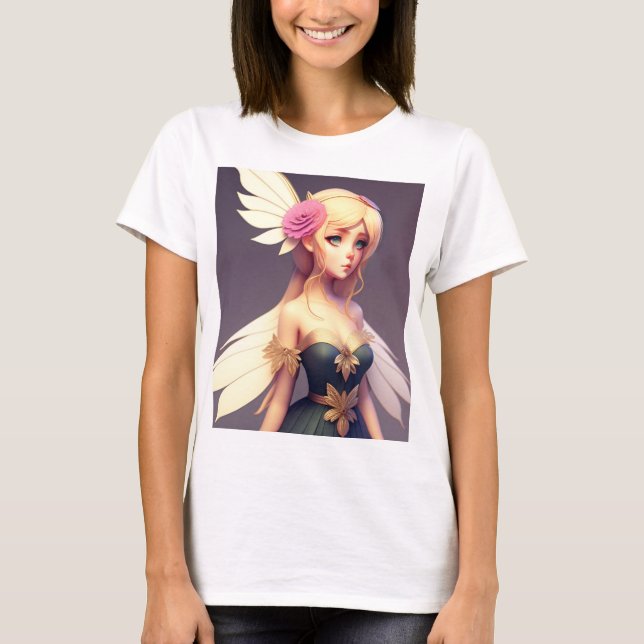 Flutter & Grace: Elegant Butterfly T-Shirt Designs (Front)