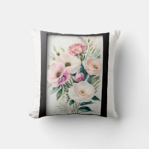 Flutter & Grace: Elegant Butterfly T-Shirt Designs Cushion