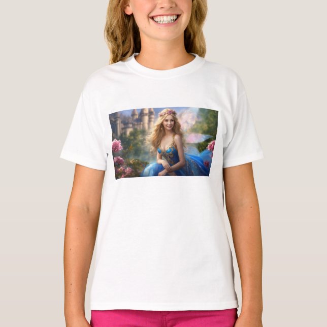 "Flutter in Style" or "Wings of Elegance" T-Shirt (Front)