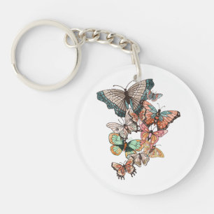 Flutter into Spring Key Ring