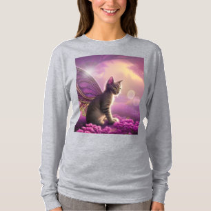 Flutter- Mytt Kitty ( LS-Shirt) T-Shirt