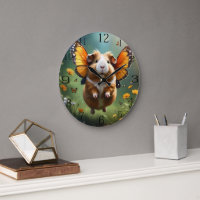 "Flutter Paws: The Guinea Pig Takes Flight"