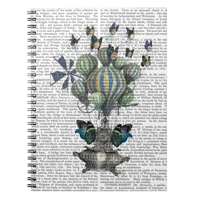 Flutter Time Spiral Notebook (Front)