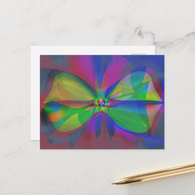 Flutterbee Postcard (Front/Back In Situ)