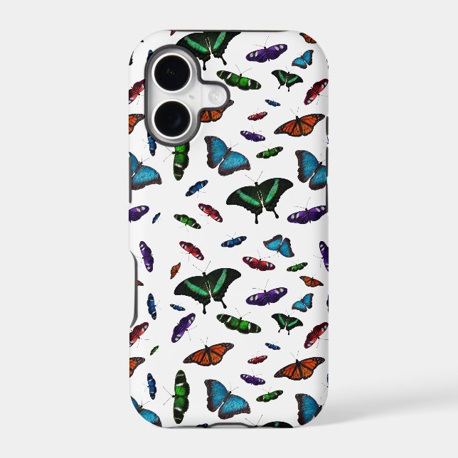 Flutterbies iPhone 5 Case (choose colour) (Back)
