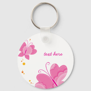 FLUTTERBY BUTTERFLIES :: series of three 1 Key Ring