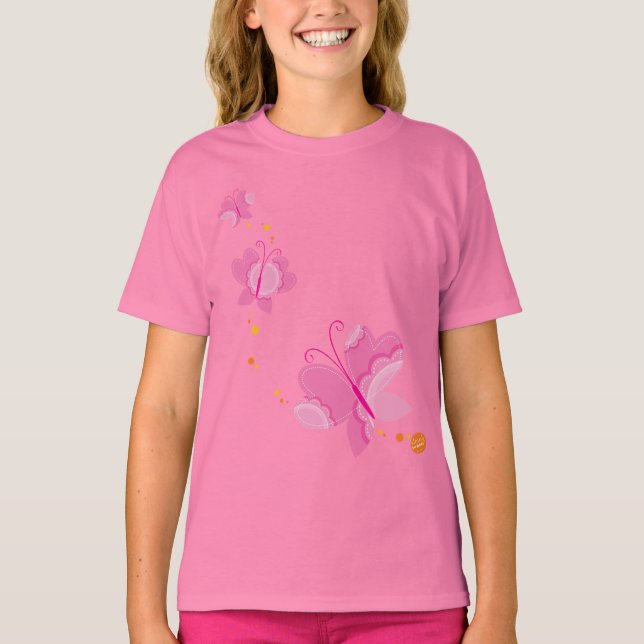 FLUTTERBY BUTTERFLIES :: series of three 1 T-Shirt (Front)