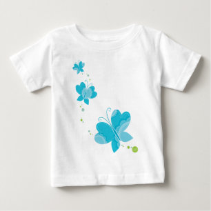 FLUTTERBY BUTTERFLIES :: series of three 2 Baby T-Shirt