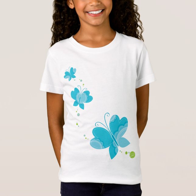 FLUTTERBY BUTTERFLIES :: series of three 2 T-Shirt (Front)