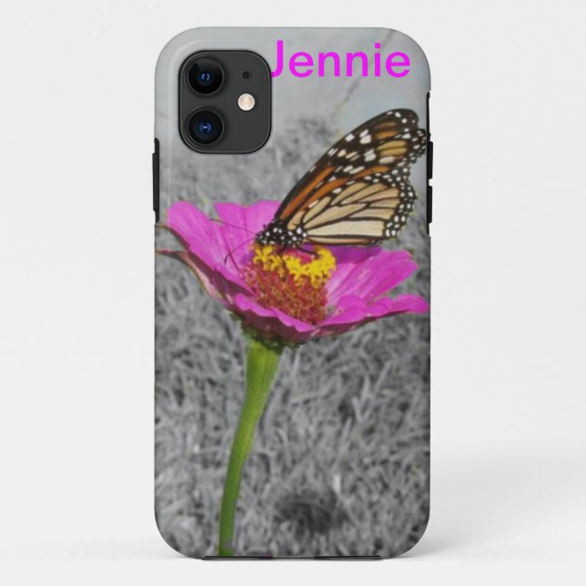 Flutterby Butterfly iPhone 5 case *personalise* (Back)