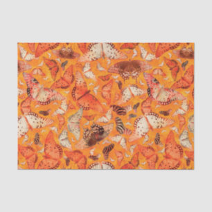 Flutterby Fall Butterflies Orange Tissue Paper