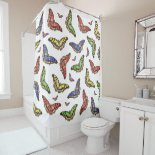 Flutterbys Shower Curtain